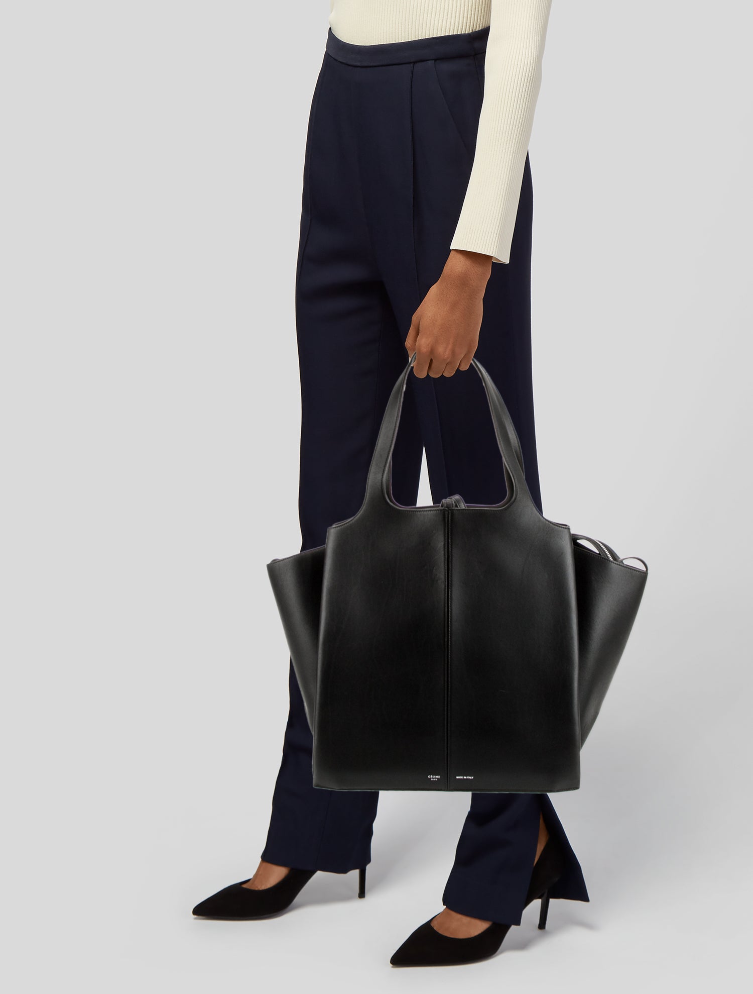 Celine Leather Trifold Vertical