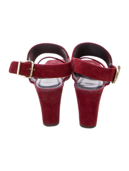 Celine Suede Slingback Sandals