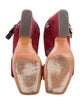 Celine Suede Slingback Sandals