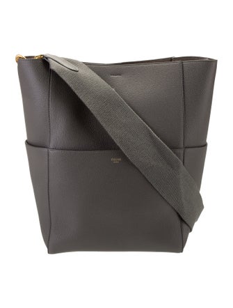 Celine Leather Seau Sangle Medium