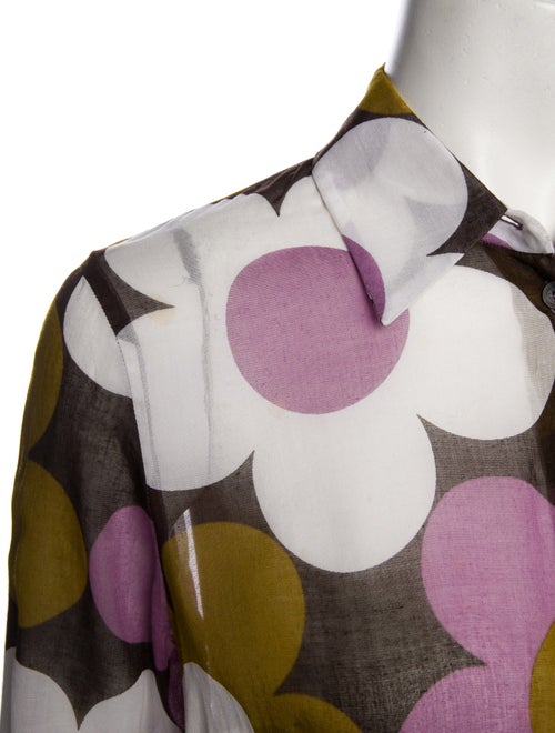 Celine Vintage Late 1990's - Early 2000's Button-Up Top