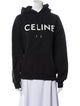 Celine Graphic Print Crew Neck Hoodie