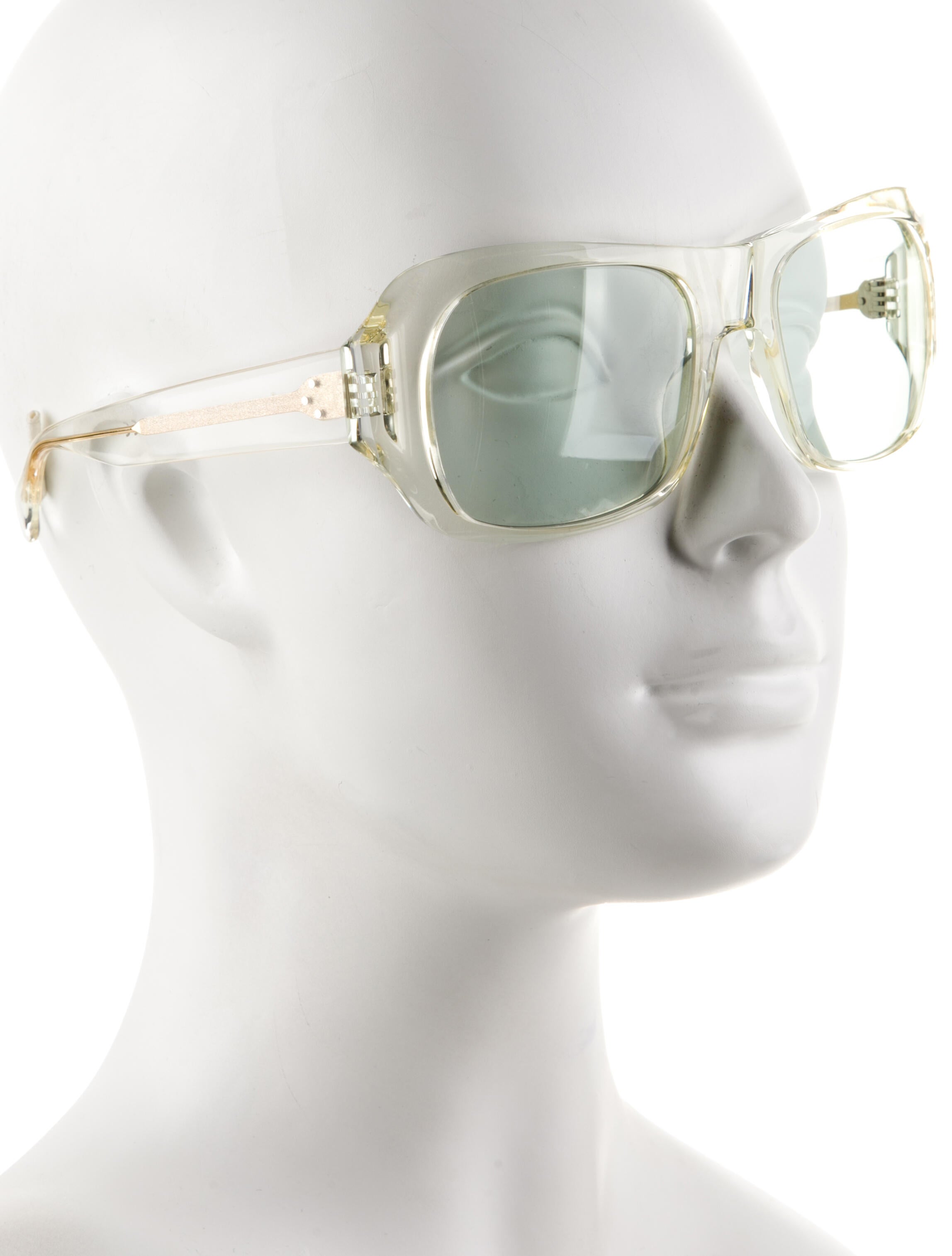 Celine Shield Clear Sunglasses