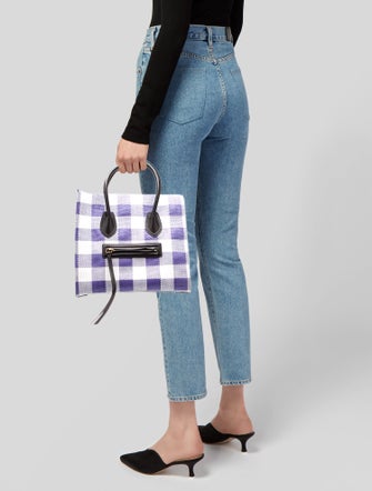 Celine Raffia Luggage Phantom Medium