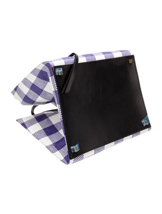 Celine Raffia Luggage Phantom Medium