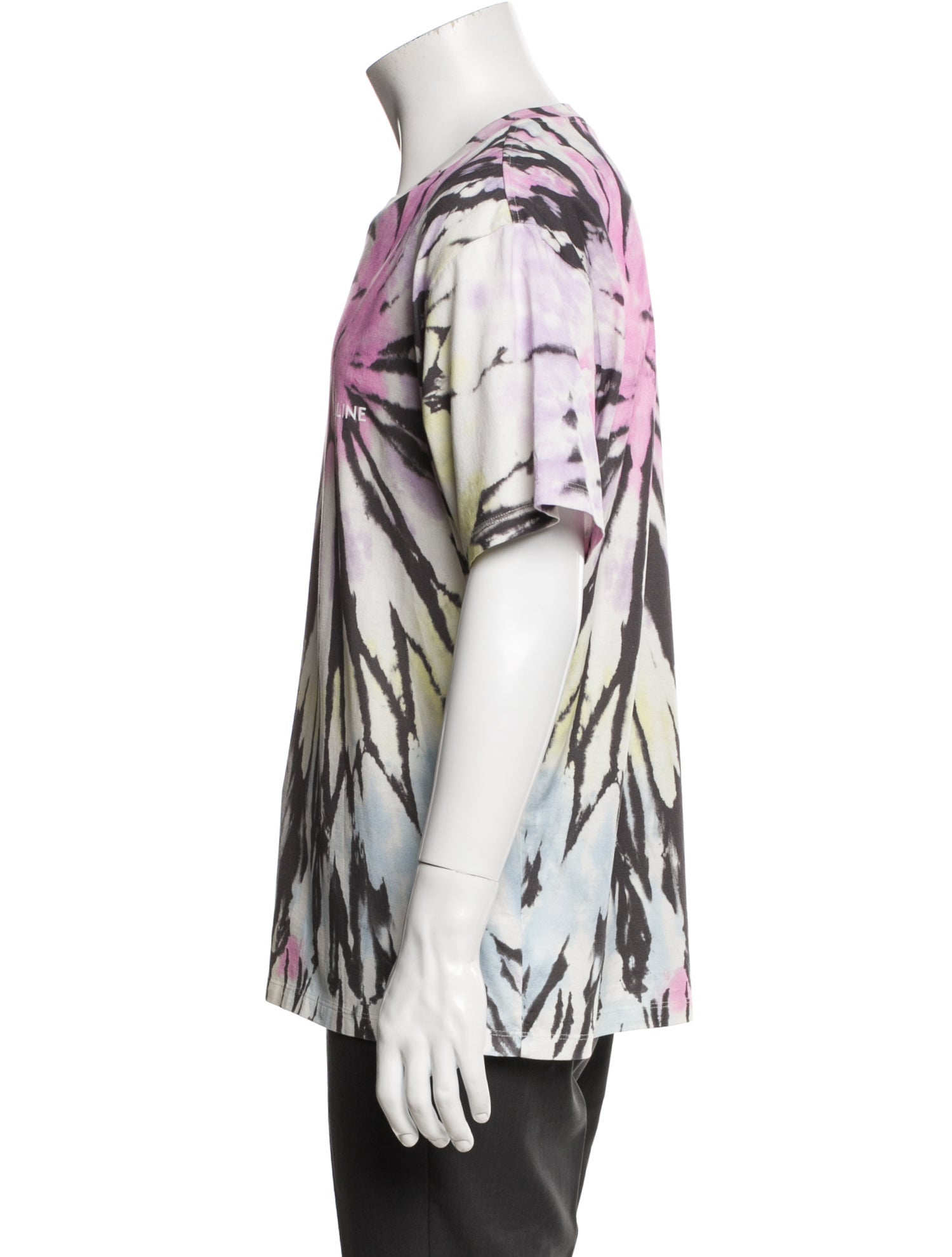 Celine Tie-Dye Print Crew Neck T-Shirt