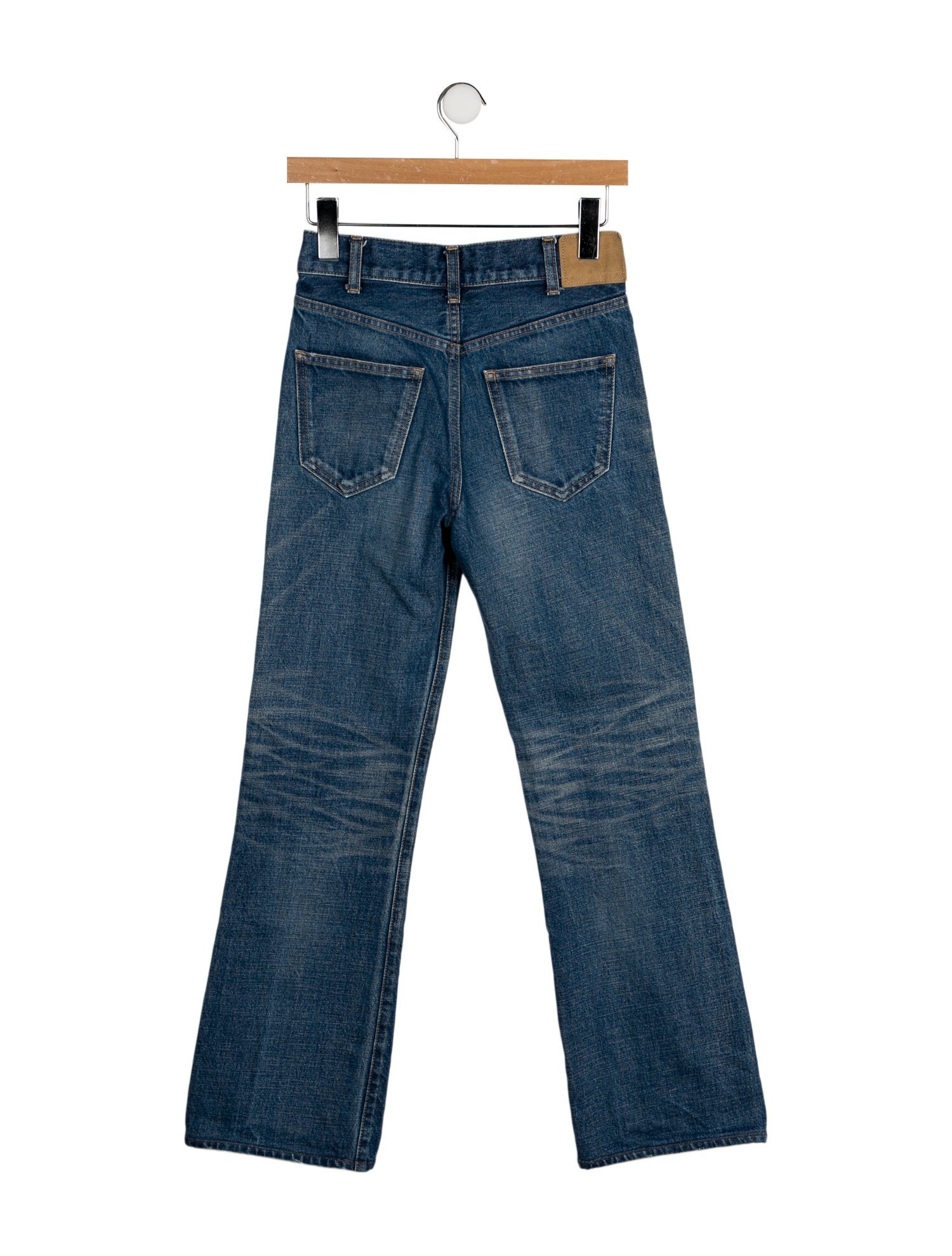 Celine Mid-Rise Straight Leg Jeans