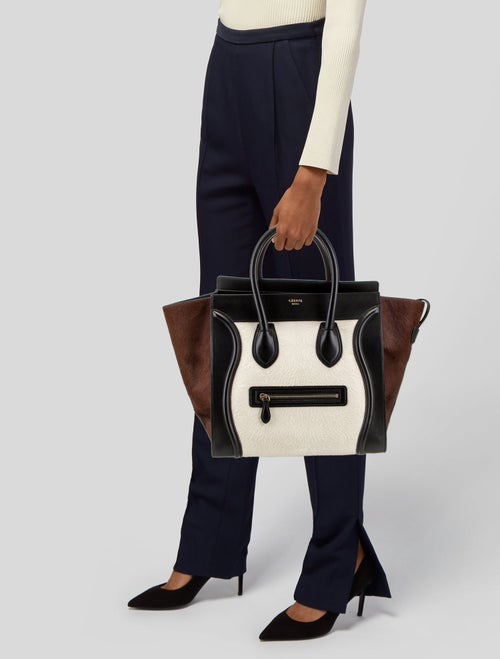 Celine Ponyhair Luggage Mini