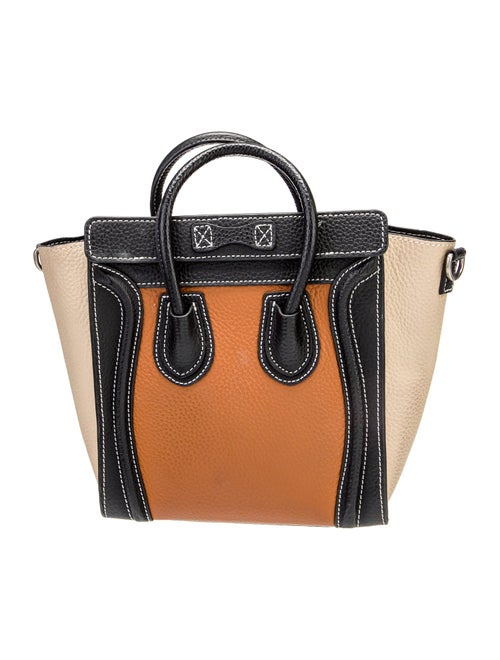 Celine Leather Luggage Nano