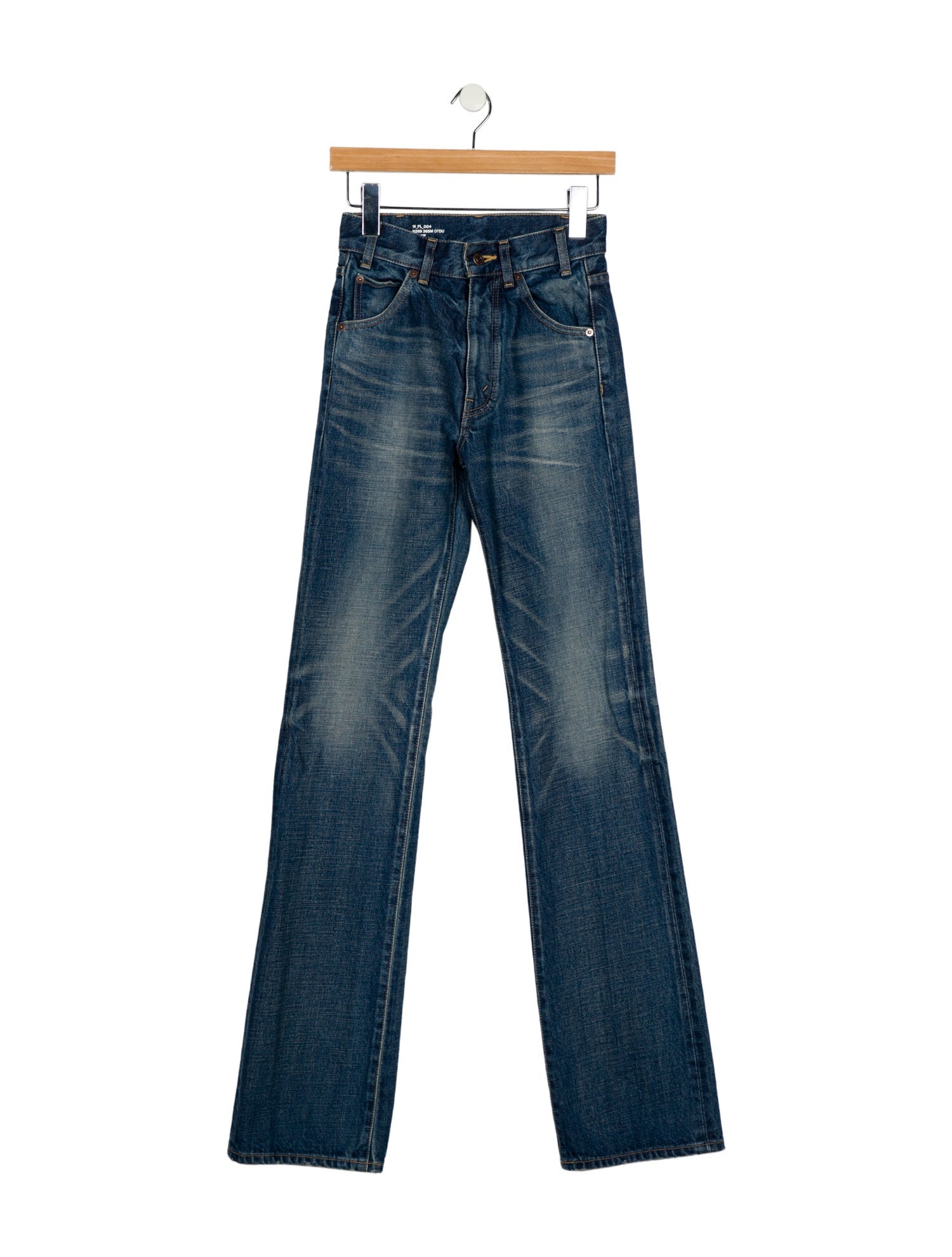 Celine Mid-Rise Wide Leg Jeans