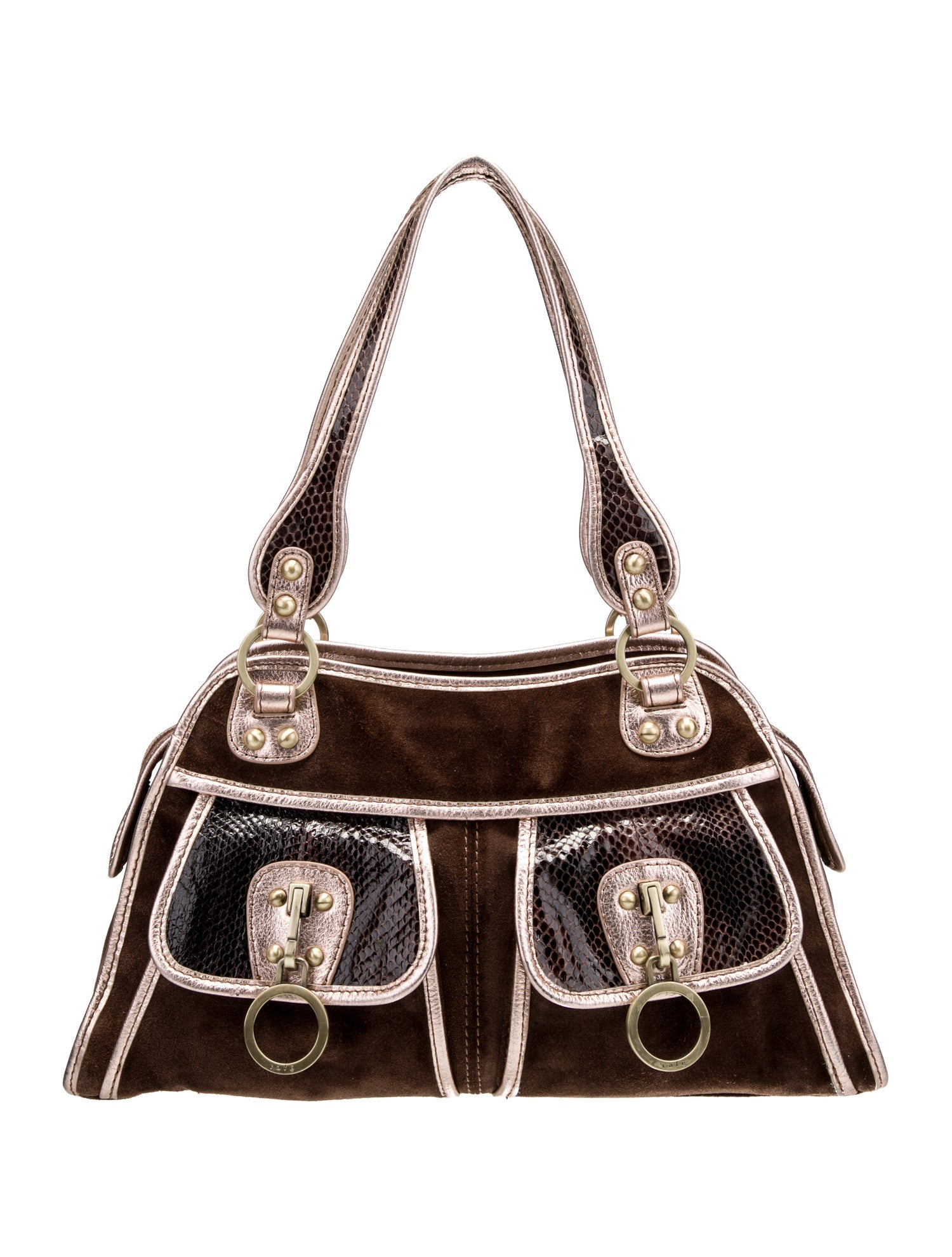 Rafe Suede Top Handle Bag