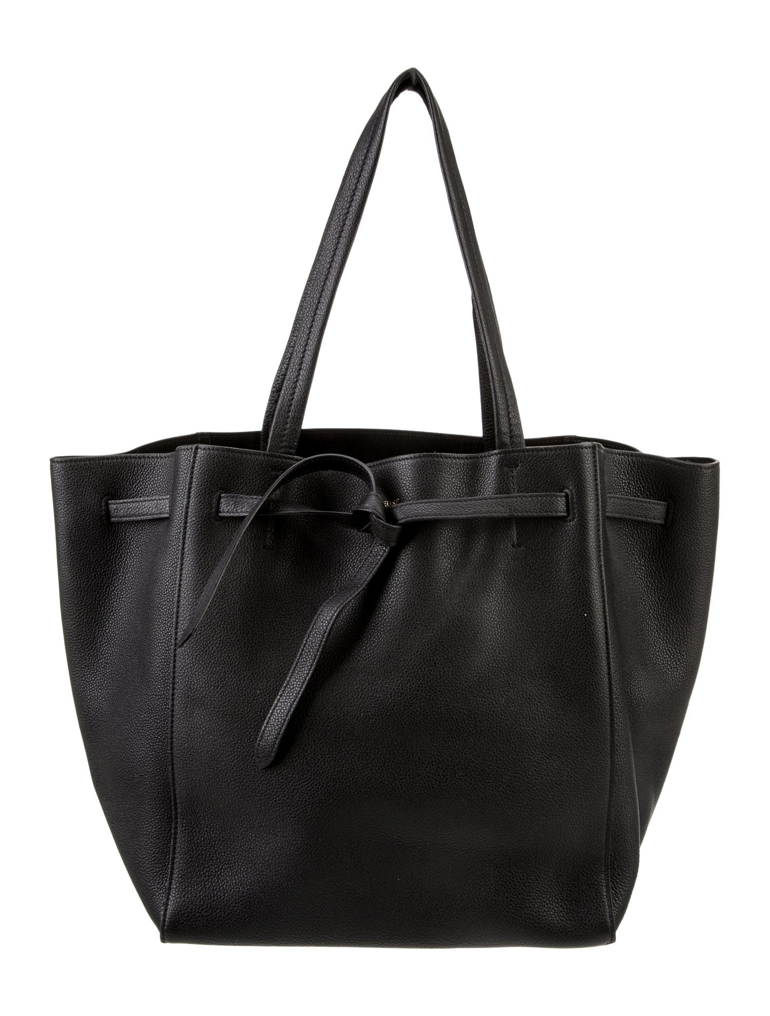 Celine Leather Cabas Phantom w/Belt Small