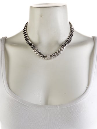 Celine Triomphe Gourmette Necklace Necklace