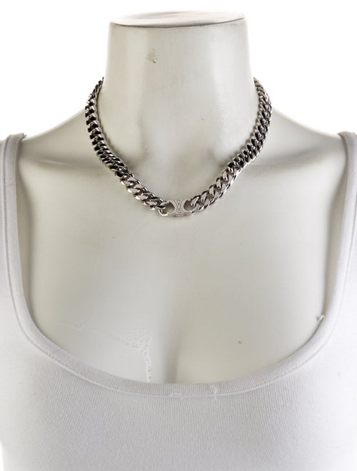 Celine Triomphe Gourmette Necklace Necklace