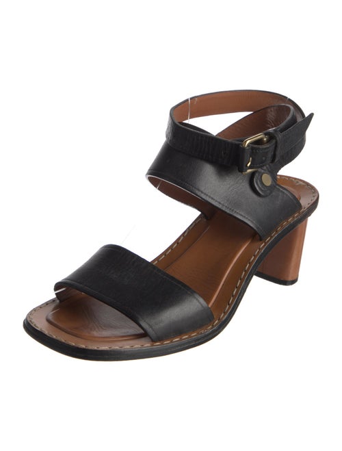 Celine Leather Slingback Sandals