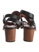 Celine Leather Slingback Sandals