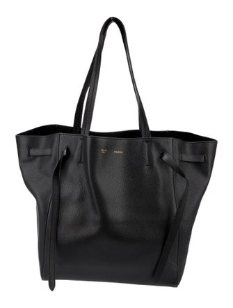 Celine Leather Cabas Phantom w/Belt Small