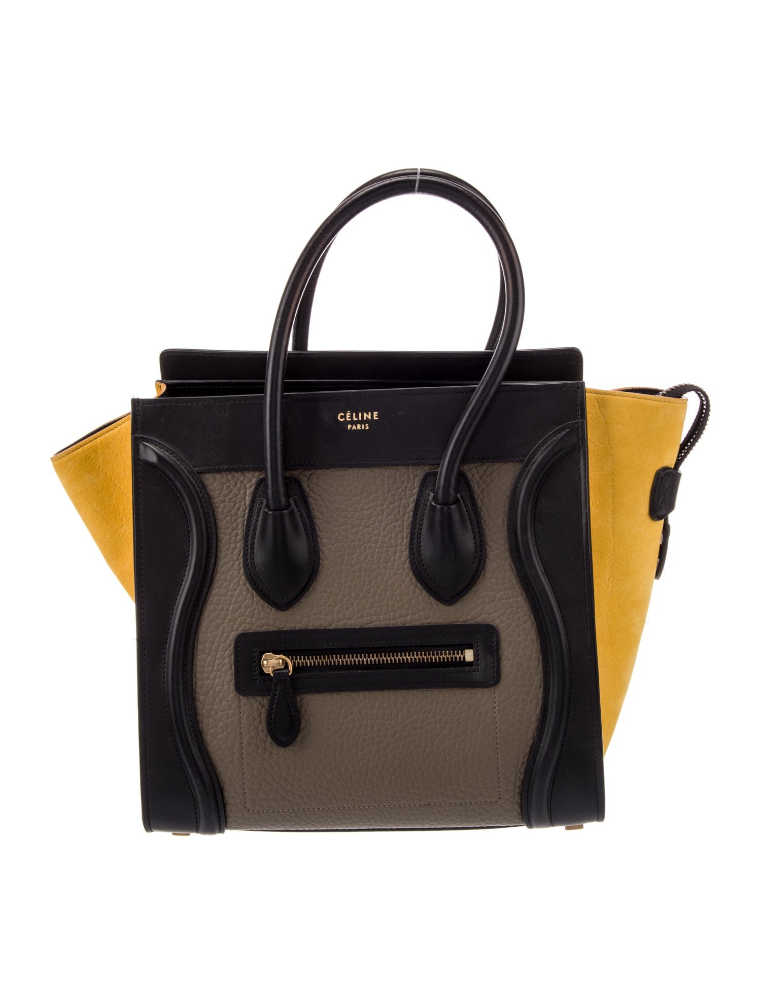 Celine Leather Luggage Micro