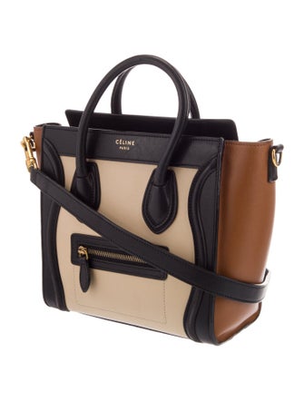 Celine Leather Luggage Nano
