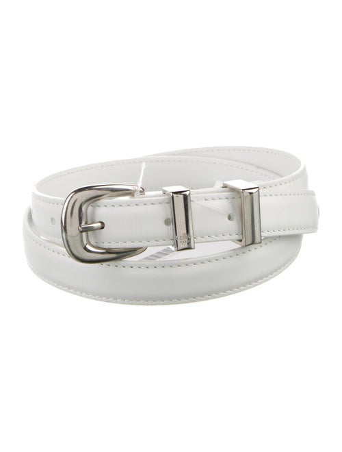 Celine Skinny Leather Waist Belt
