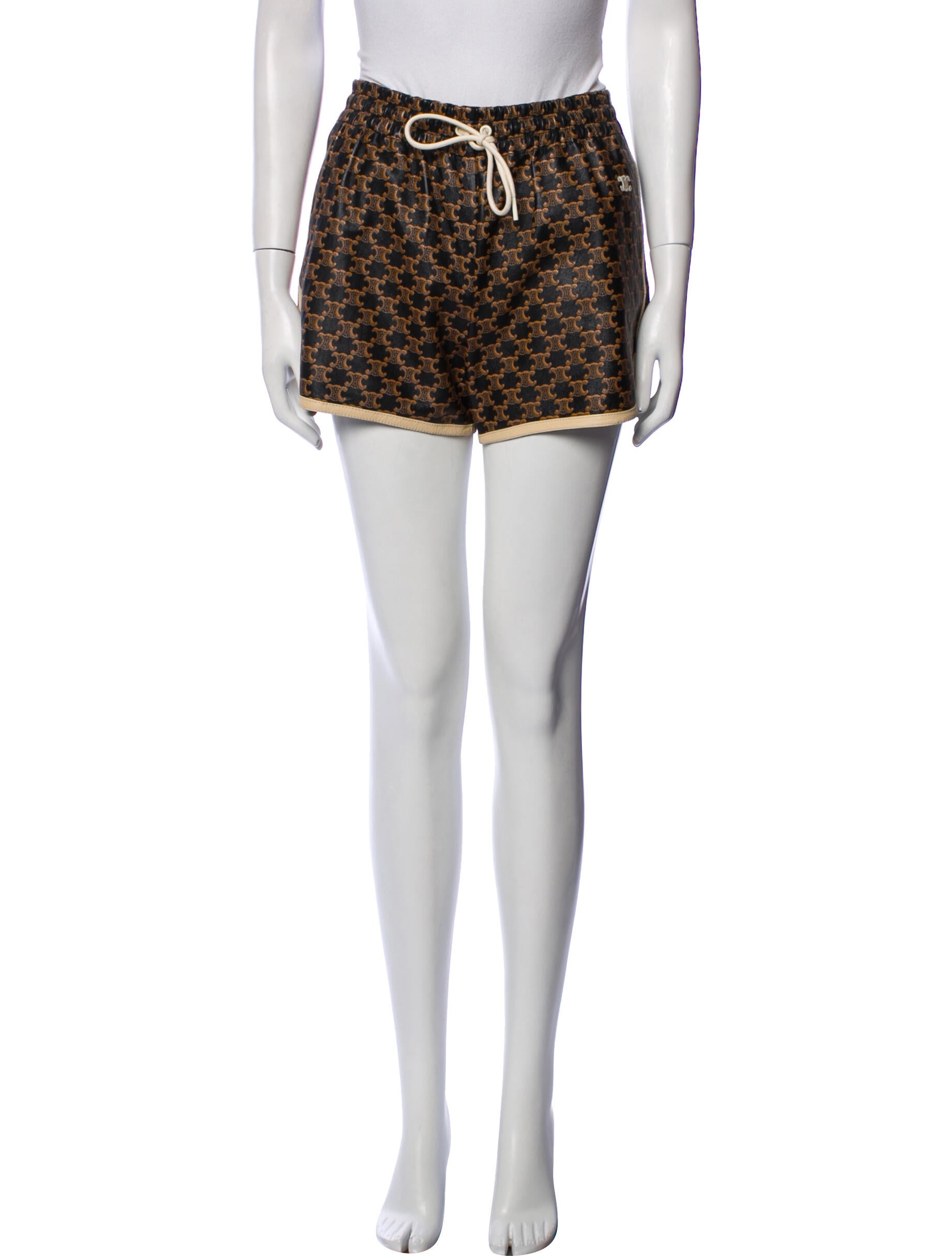 Celine Lambskin Mini Shorts