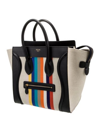 Celine Canvas Luggage Mini