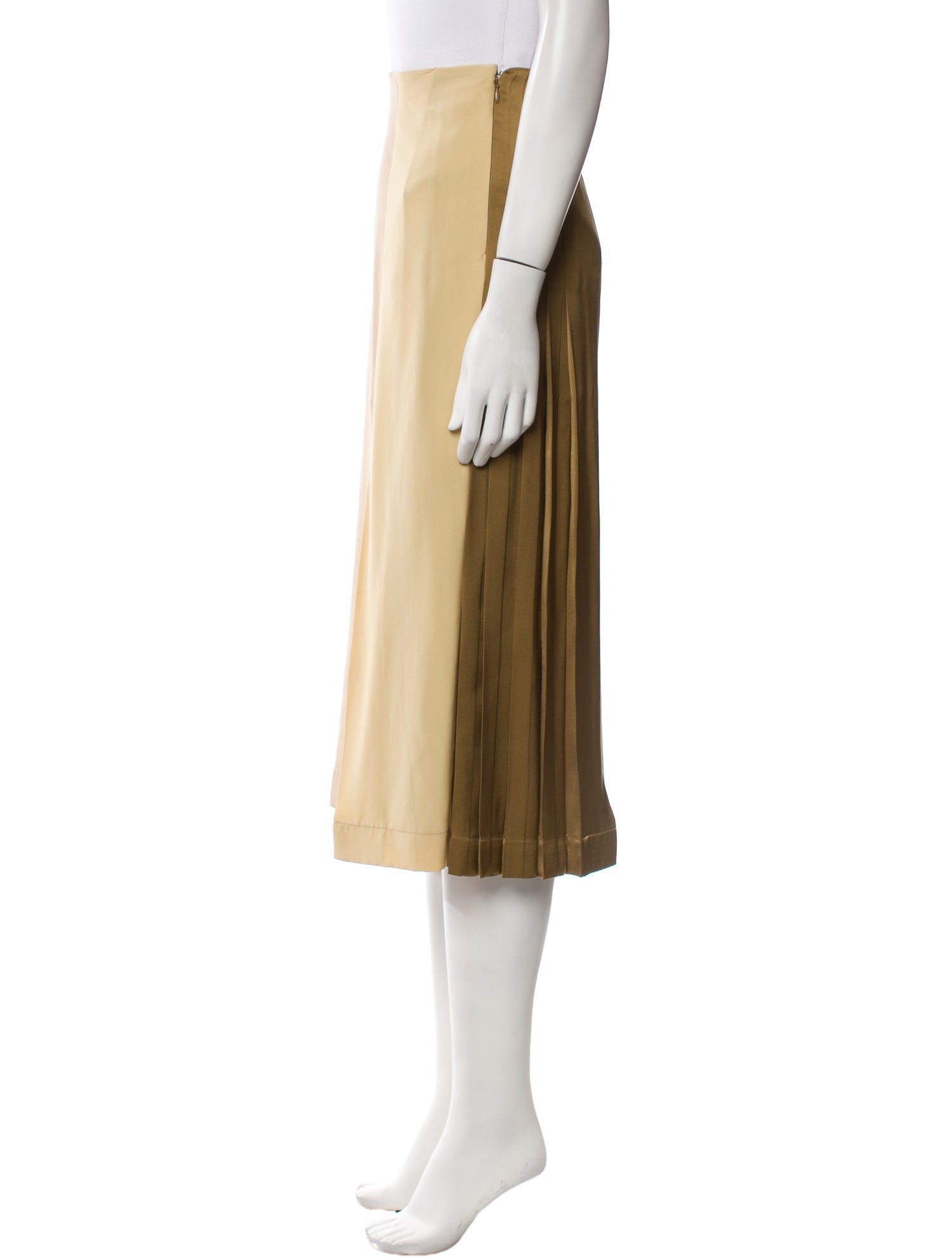 Celine Silk Midi Length Skirt