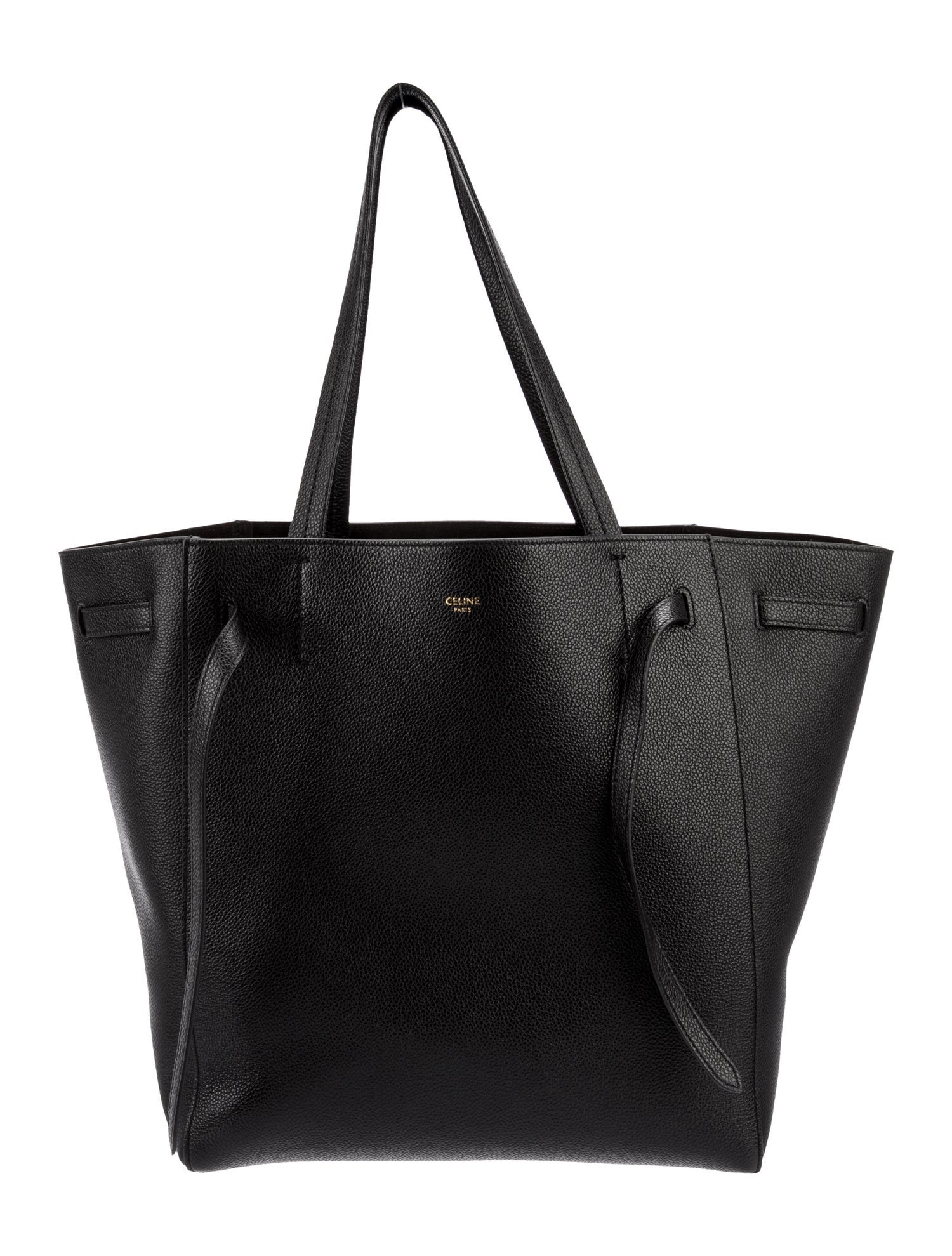 Celine Leather Cabas Phantom w/Belt Medium 2023