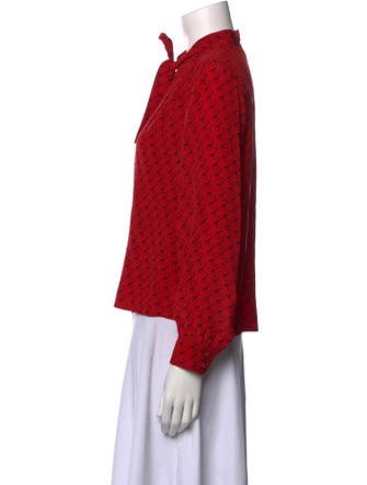 Celine Vintage 1980's Button-Up Top