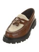 Celine Leather Tassel Accents Loafers