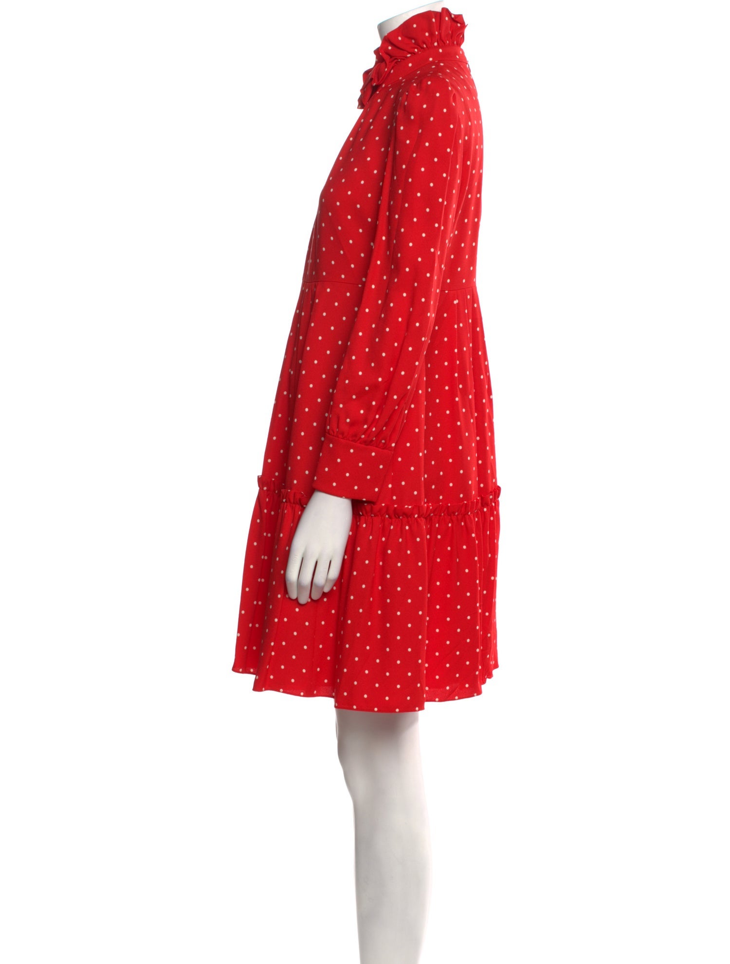 Celine Polka Dot Print Mini Dress