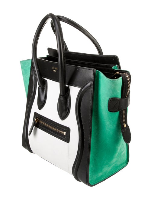 Celine Leather Luggage Micro