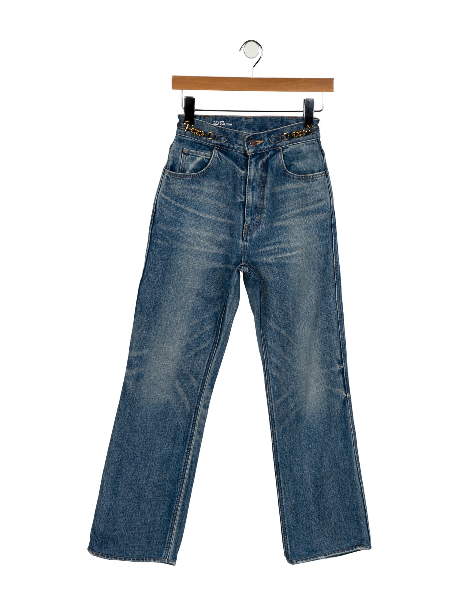 Celine High-Rise Straight Leg Jeans