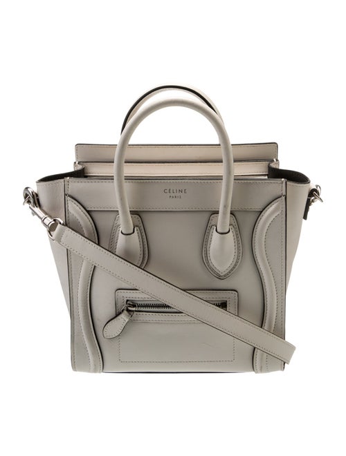 Celine Leather Luggage Nano