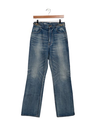 Celine High-Rise Wide Leg Jeans