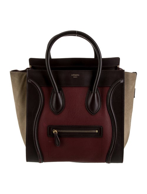 Celine Leather Luggage Mini