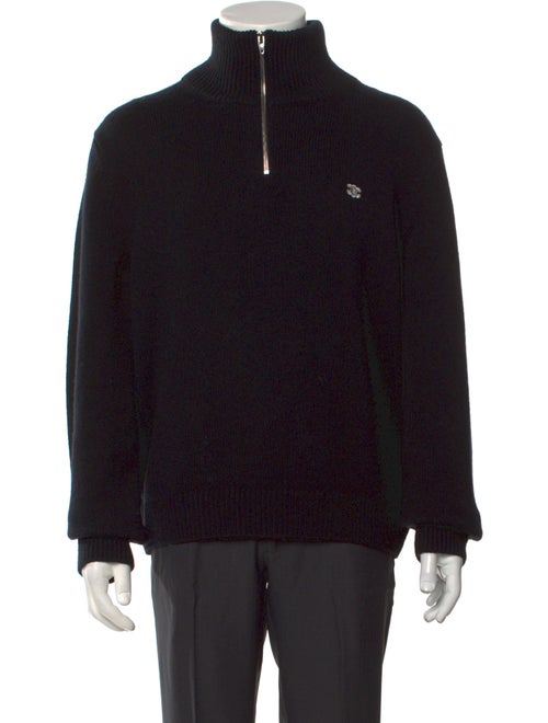 Celine Triomphe Wool Polo Sweater