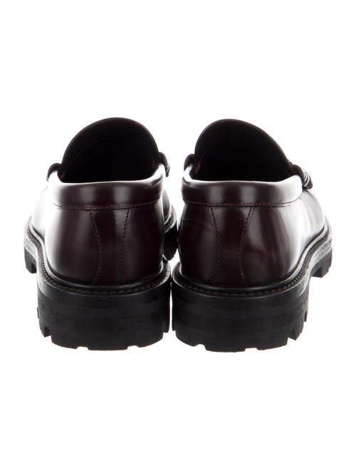 Celine Leather Chain-Link Accents Mules