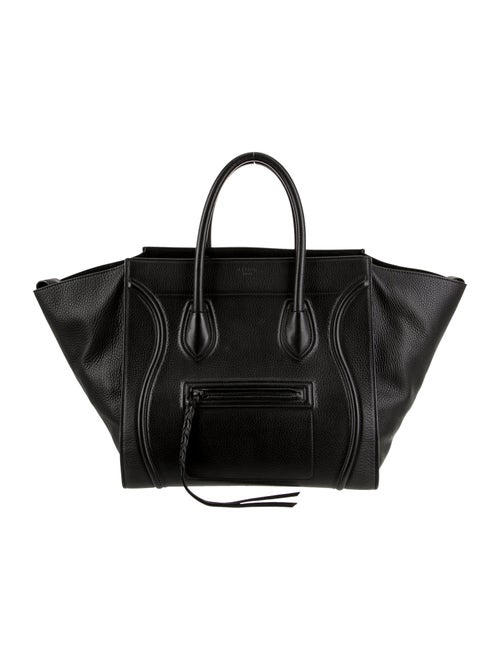 Celine Leather Luggage Phantom Medium