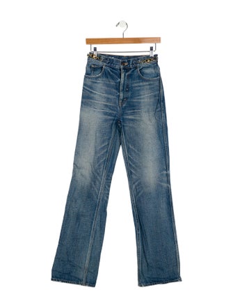 Celine High-Rise Wide Leg Jeans
