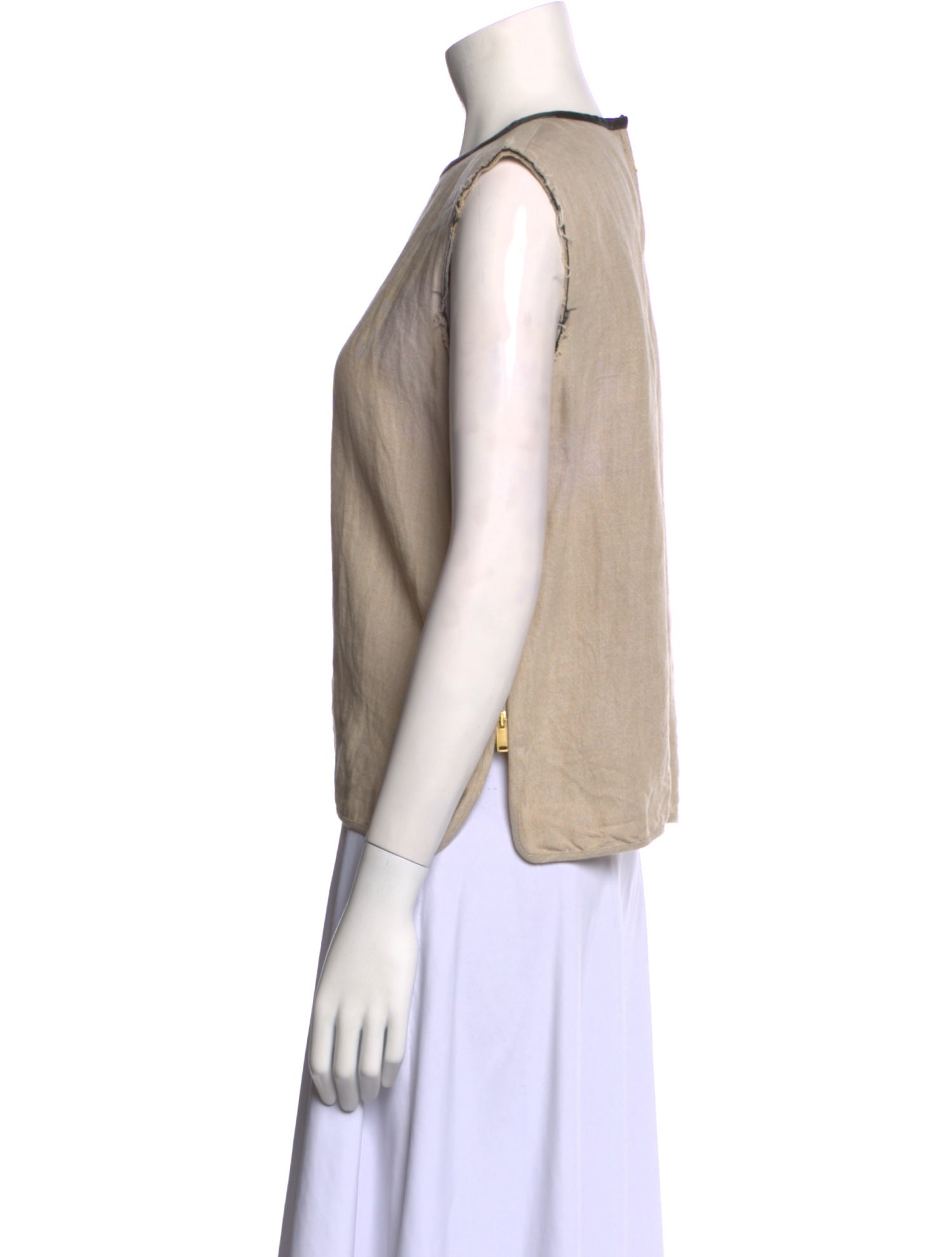 Celine 2010's Linen Top