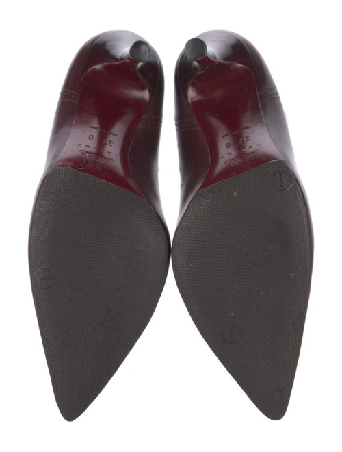 Celine Leather Bow Accents Pumps