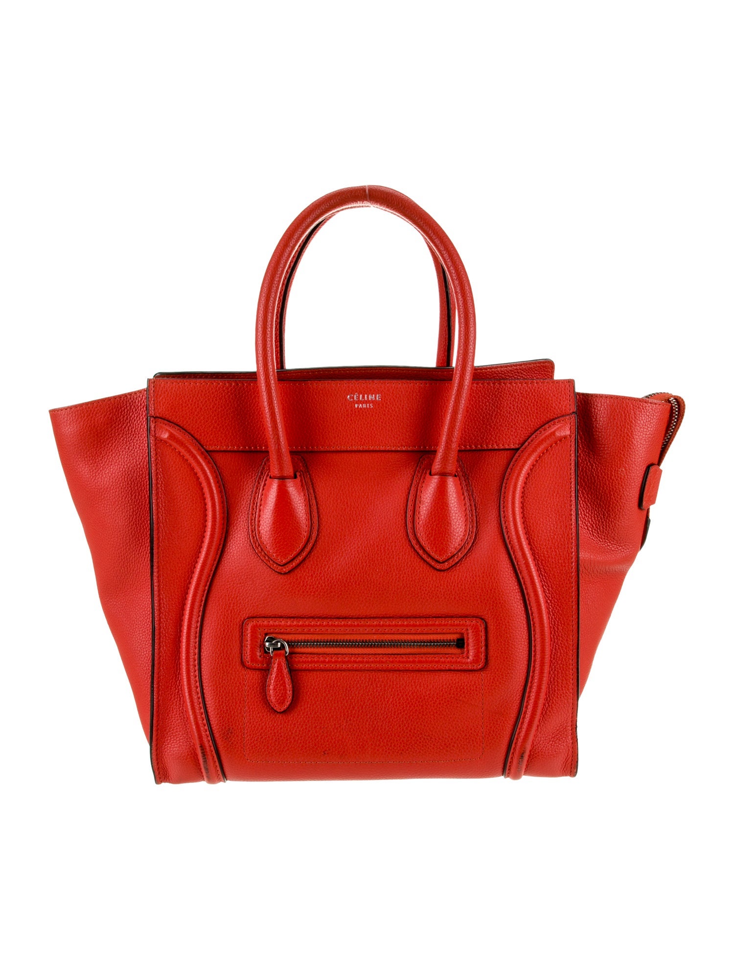 Celine Leather Luggage Micro