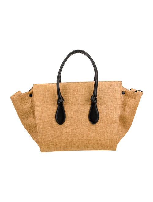Celine Raffia Tie Tote Large