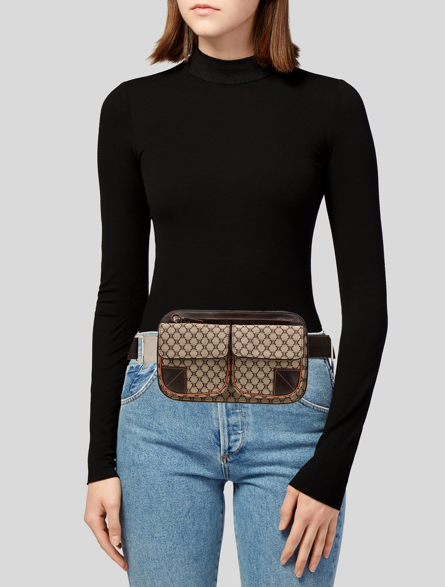 Celine Canvas Belt Bag