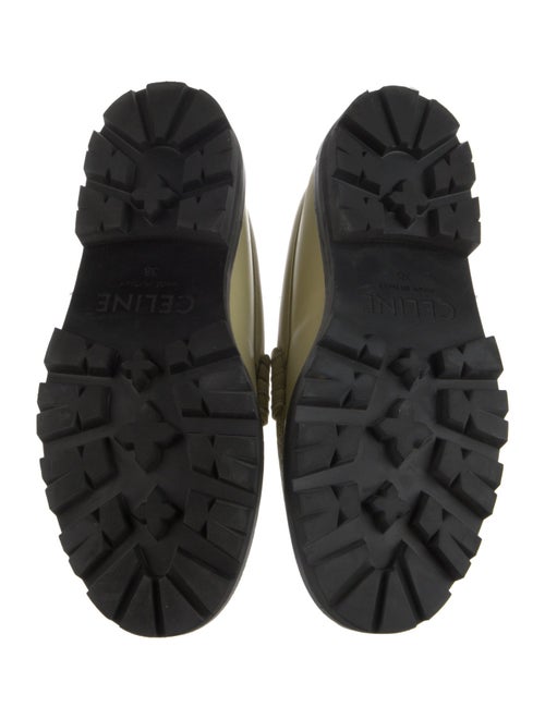 Celine Horsebit Accent Leather Loafers