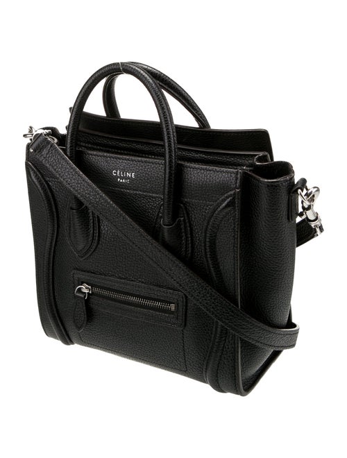 Celine Leather Luggage Nano