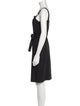 Celine Square Neckline Knee-Length Dress