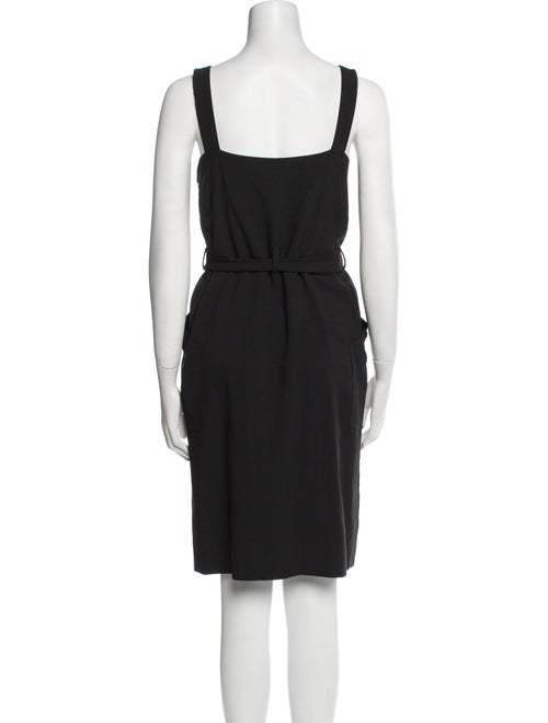 Celine Square Neckline Knee-Length Dress