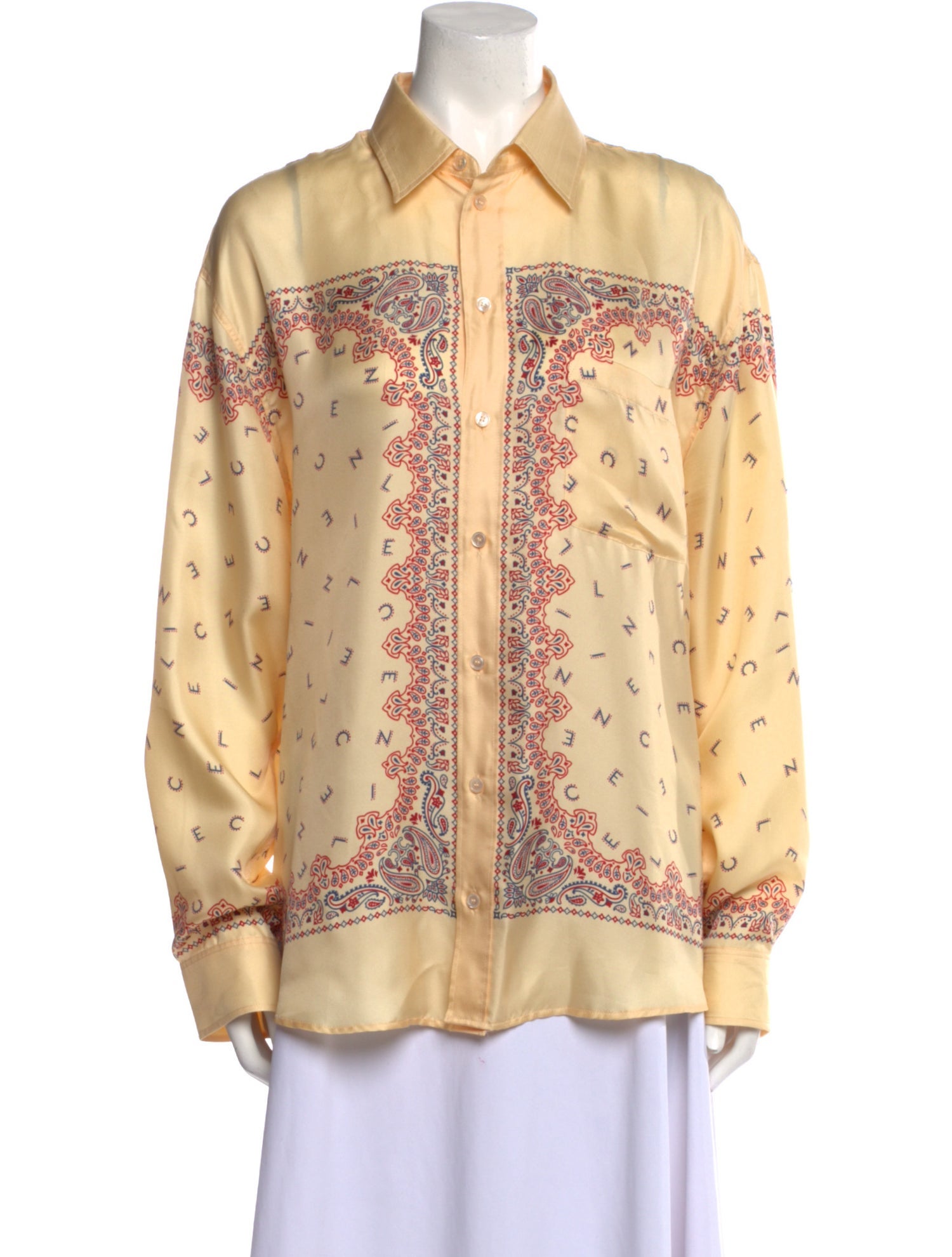 Celine 2024 Silk Top